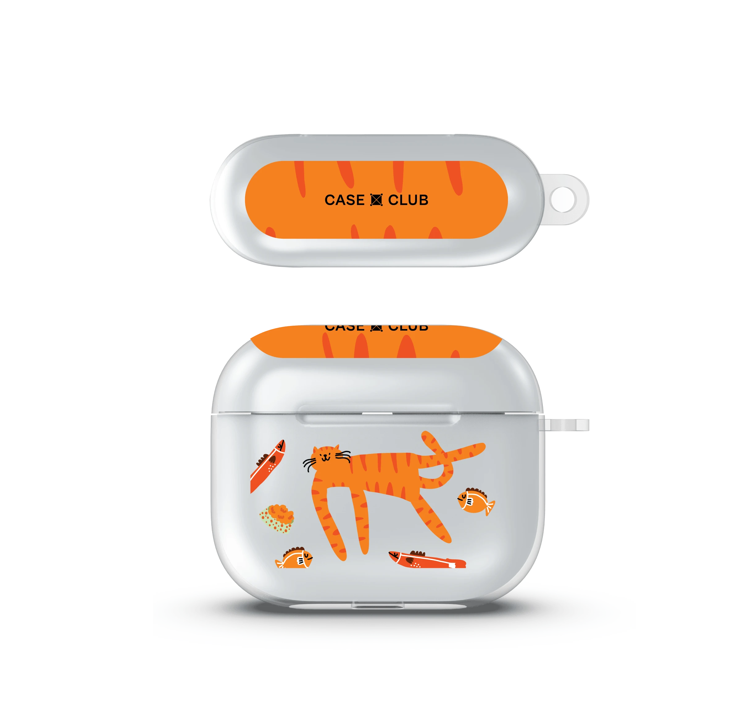 orange cat pattern